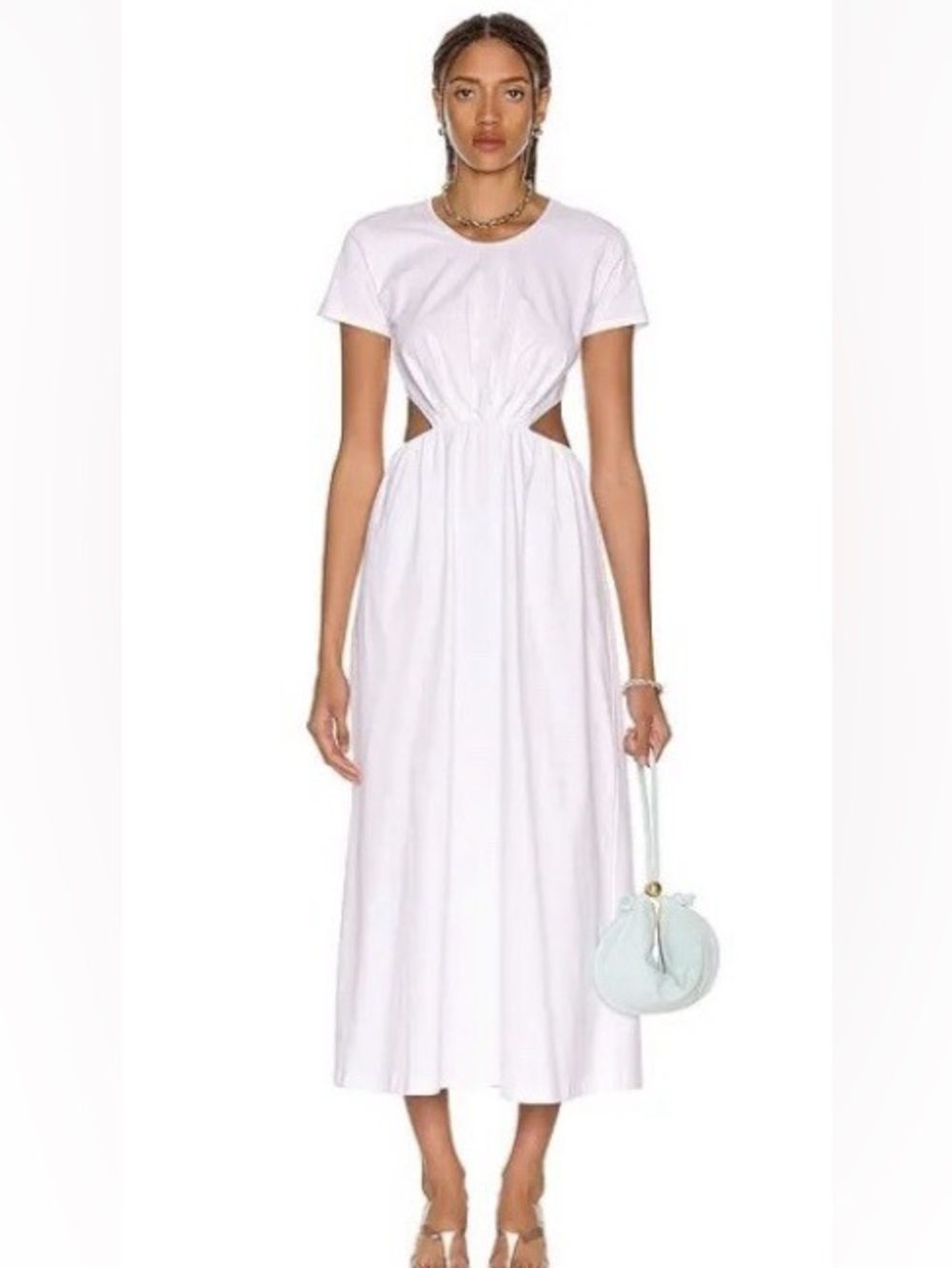 LOULOU STUDIO Seram open back Cotten Maxi Dress